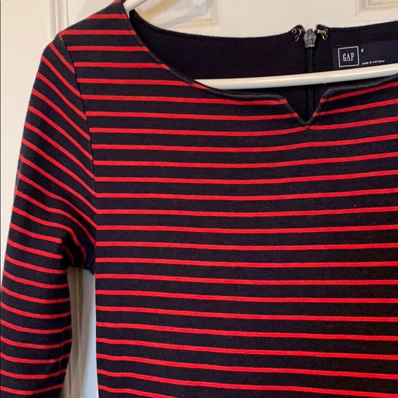 Striped long sleeved dress - Picture 2 of 4